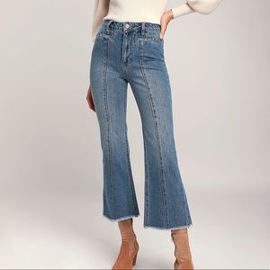 The Amuse Society Flare Cropped Jeans